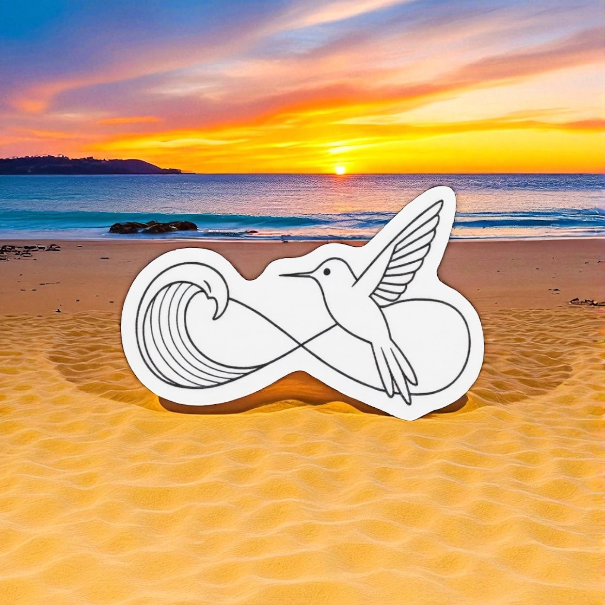 Eco-safe Likewise logo sticker