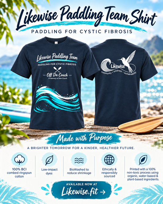 Likewise Paddling Team Shirt | Paddling for Cystic Fibrosis