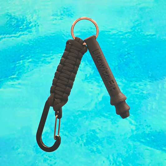 Paracord keychain with carabiner