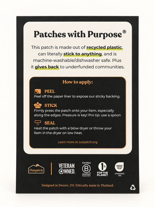 Likewise Recycled-Plastic Sticker Patch