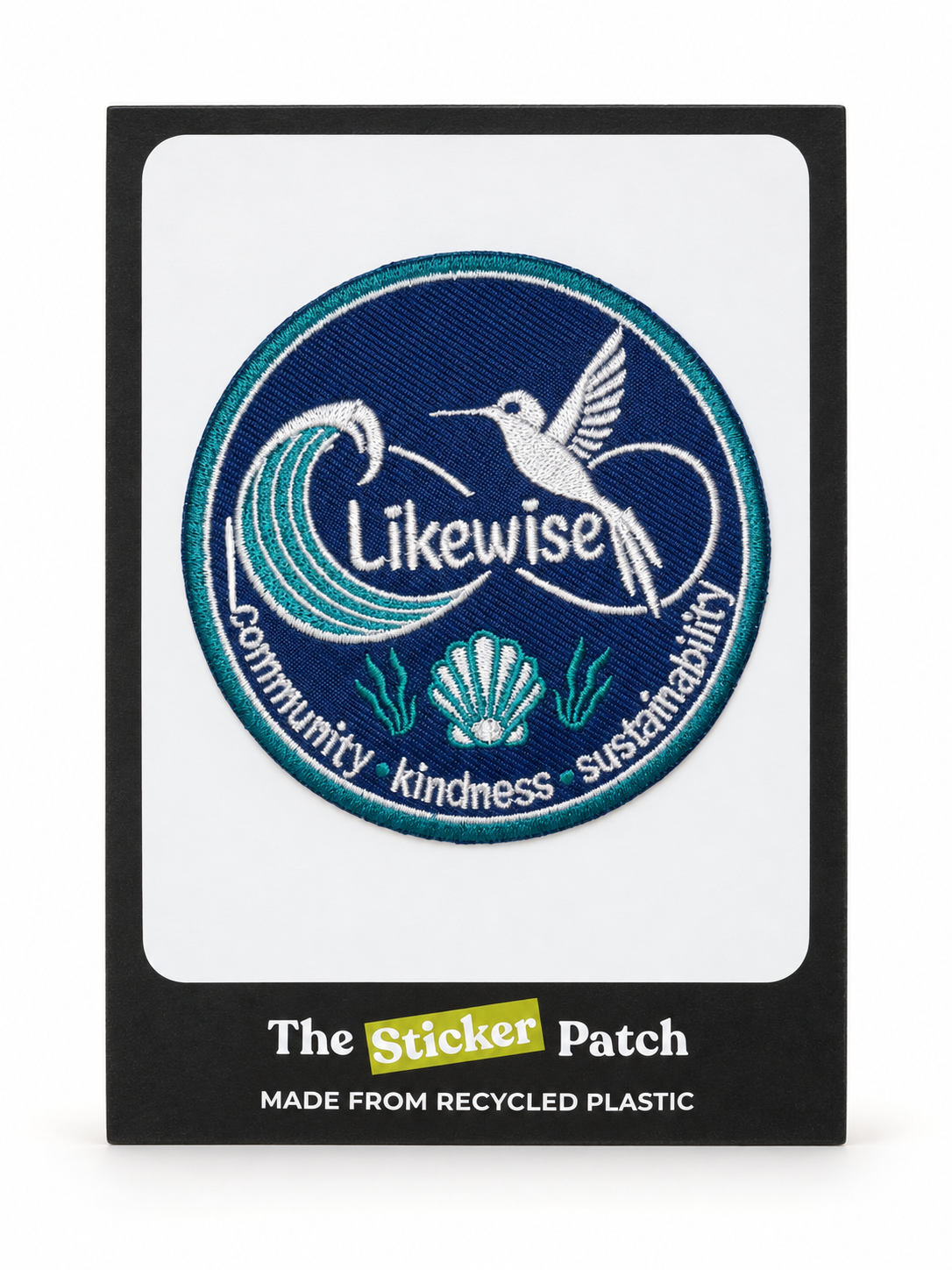 Likewise Recycled-Plastic Sticker Patch