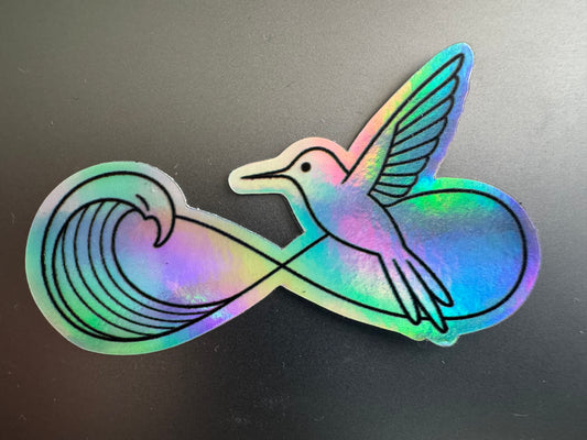 Holographic Likewise logo sticker