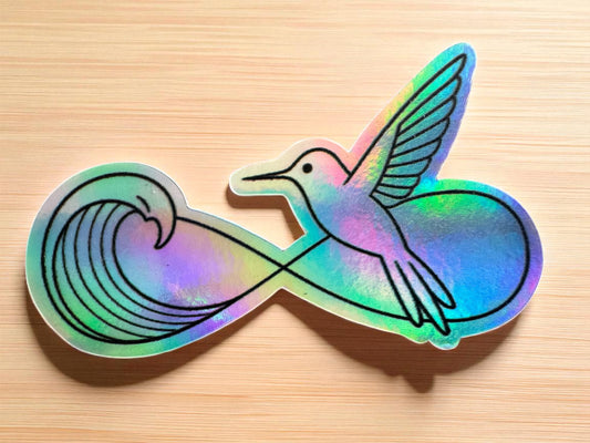 Holographic Likewise logo sticker